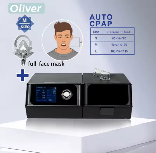CPAP Auto APAP Automatic Pressure Adjustment Sleep with Mask Snoring Device BPAP - Image 5