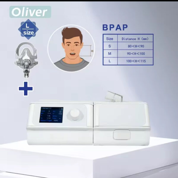 CPAP Auto APAP Automatic Pressure Adjustment Sleep with Mask Snoring Device BPAP - Image 6