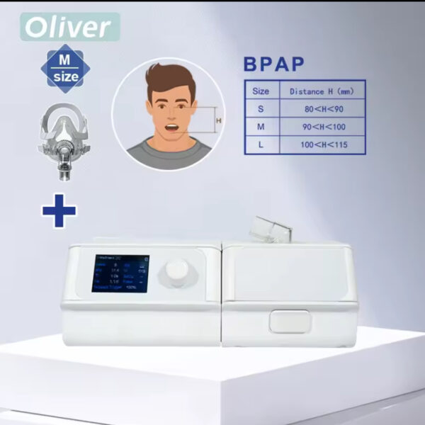 CPAP Auto APAP Automatic Pressure Adjustment Sleep with Mask Snoring Device BPAP - Image 7