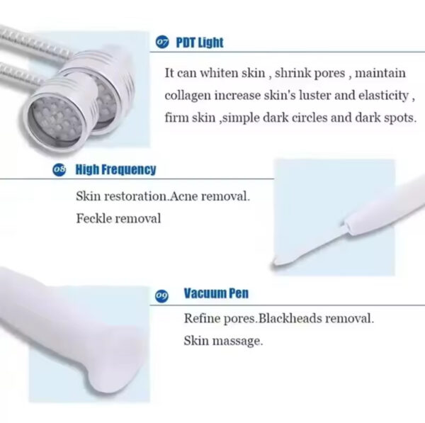 Women Aesthetic Beauty Equipment Bubble Oxygenation Ultrasonic Scrubber - Image 7