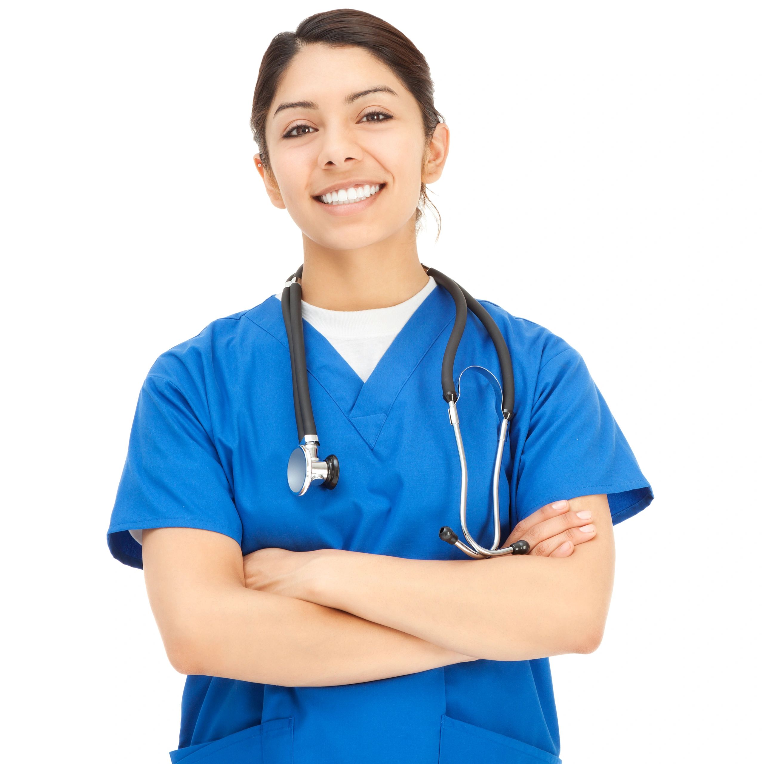 Healthcare professional portrait for testimonial